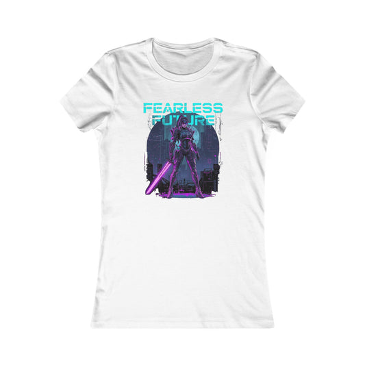 Fearless Future Women's Tee, Graphic Shirt, Sci-Fi Clothing, Futuristic Apparel, Trendy Gift for Her